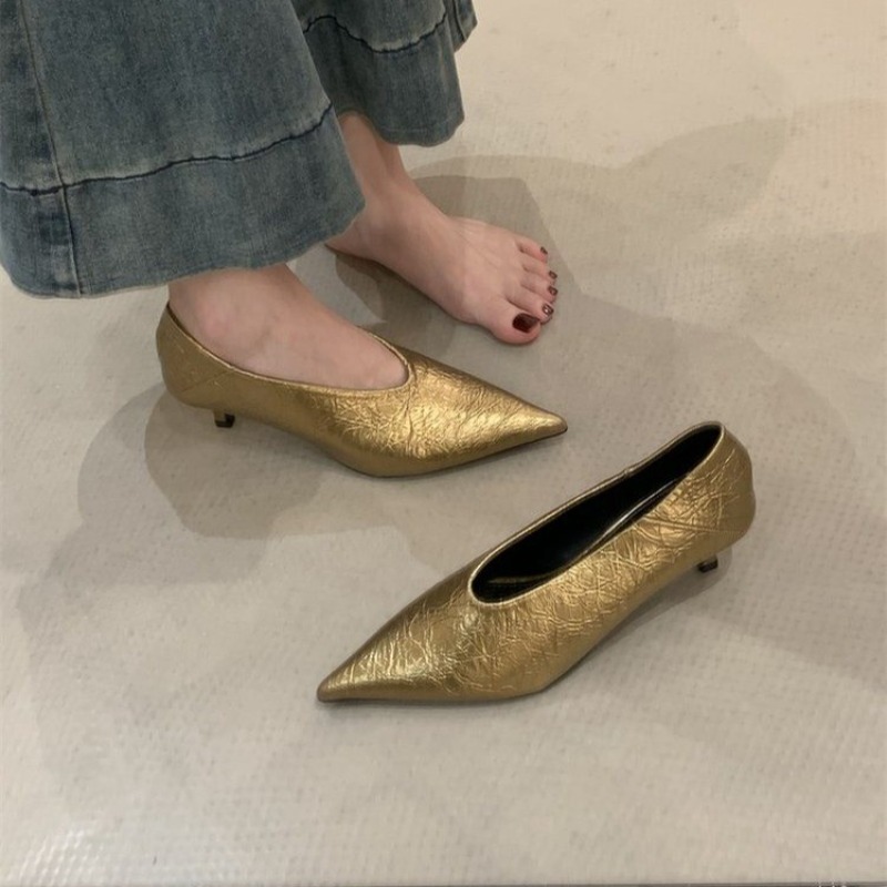 Women'S Shoes - 2025 Autunno Nuovo Pendolare Vento Tacco